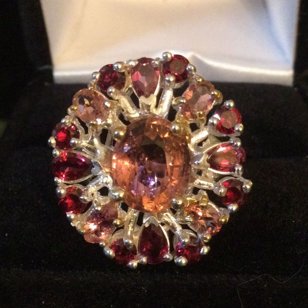 ⭐️RARE⭐️Genuine Pink Tourmaline Ring - Picture 4 of 12